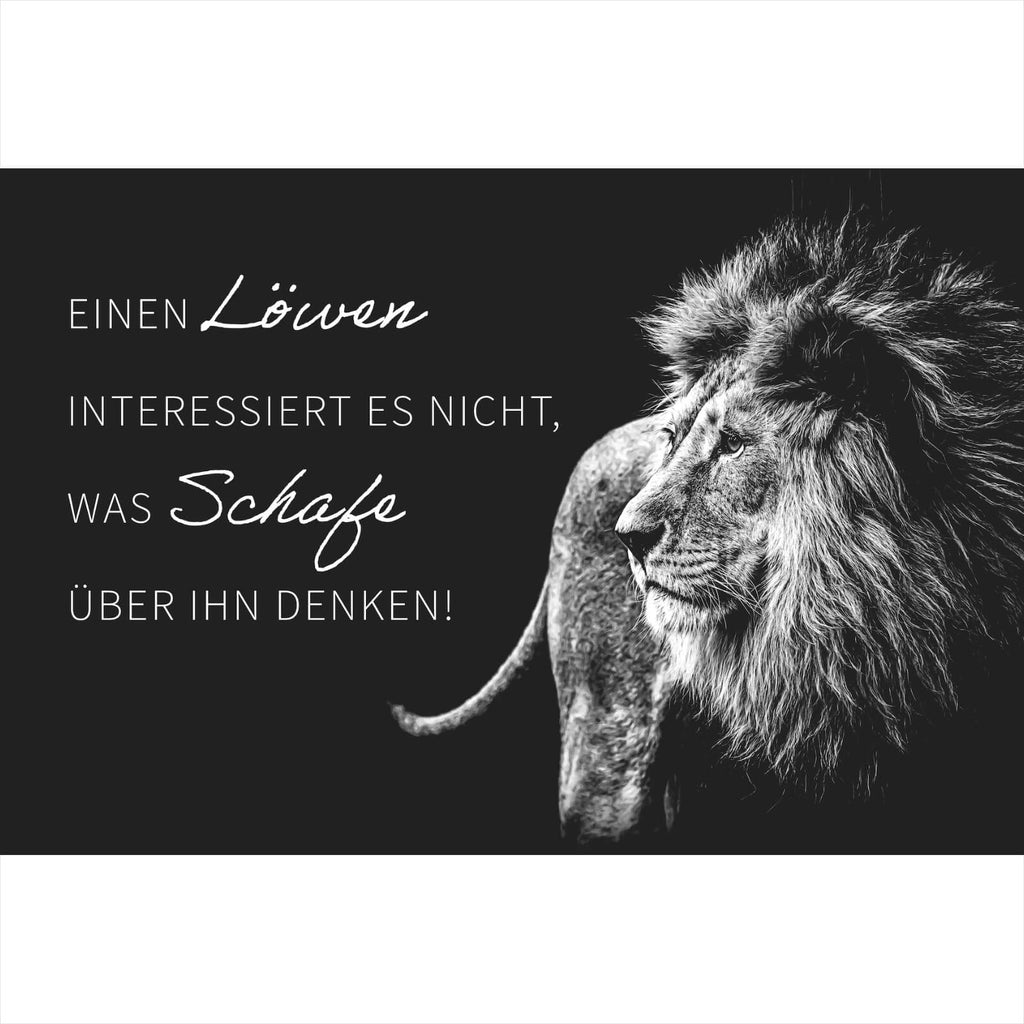 Leinwandbild L we Mit Spruch Im Querformat Aufh ngefertig leinwandbild-l-we-mit-spruch-im-querformat-aufh-ngefertig