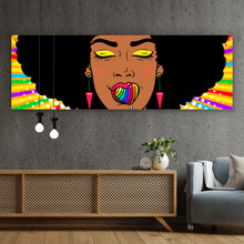 Lade das Bild in den Galerie-Viewer, Acrylglasbild Lollipop Lady Popart Panorama
