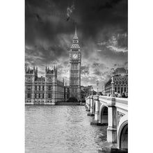 Lade das Bild in den Galerie-Viewer, Leinwandbild London Big Ben Hochformat
