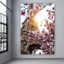 Lade das Bild in den Galerie-Viewer, Aluminiumbild gebürstet Lovely Paris Hochformat
