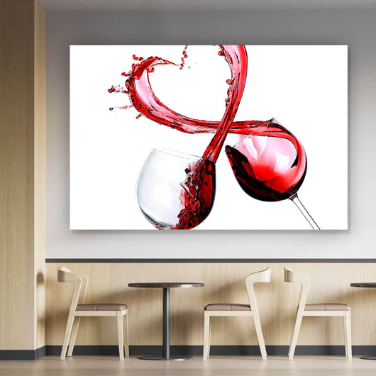 Acrylglasbild Lovely Wine Querformat