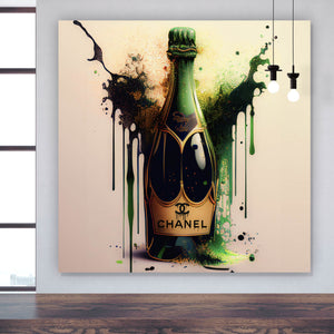 Poster Luxury Champagne No.1 Quadrat
