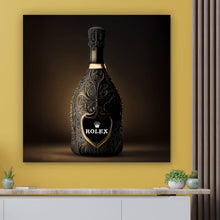 Lade das Bild in den Galerie-Viewer, Leinwandbild Luxury Champagne No.2 Quadrat
