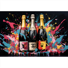 Lade das Bild in den Galerie-Viewer, Poster Luxury Champagne No.3 Querformat
