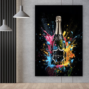 Spannrahmenbild Luxury Champagne No.4 Hochformat