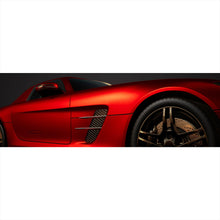 Lade das Bild in den Galerie-Viewer, Aluminiumbild gebürstet Luxus Sportwagen Panorama
