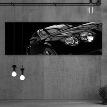 Lade das Bild in den Galerie-Viewer, Poster Luxuswagen auf schwarzem Hintergrund Panorama
