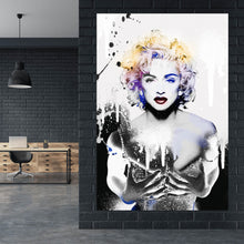 Lade das Bild in den Galerie-Viewer, Acrylglasbild Madonna Abstrakt Hochformat
