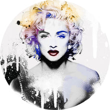Lade das Bild in den Galerie-Viewer, Aluminiumbild Madonna Abstrakt Kreis
