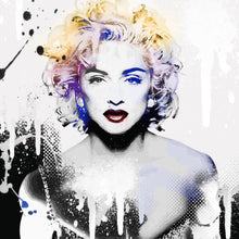 Lade das Bild in den Galerie-Viewer, Aluminiumbild Madonna Abstrakt Quadrat
