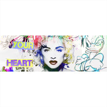 Lade das Bild in den Galerie-Viewer, Acrylglasbild Madonna Pop Art Panorama

