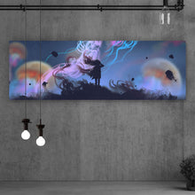 Lade das Bild in den Galerie-Viewer, Aluminiumbild Mädchen mit riesen Qualle Panorama
