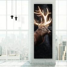 Lade das Bild in den Galerie-Viewer, Poster Magischer Hirsch Panorama Hoch
