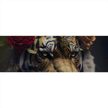 Lade das Bild in den Galerie-Viewer, Spannrahmenbild Majestätischer Tiger Panorama
