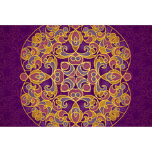 Lade das Bild in den Galerie-Viewer, Spannrahmenbild Mandala im Ost Stil Querformat
