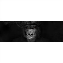 Lade das Bild in den Galerie-Viewer, Aluminiumbild gebürstet Gorilla Boss Panorama
