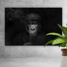 Lade das Bild in den Galerie-Viewer, Leinwandbild Gorilla Boss Querformat
