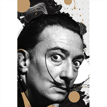 Lade das Bild in den Galerie-Viewer, Aluminiumbild gebürstet Salvador Dali Modern Art Hochformat
