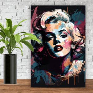 Poster Marilyn Abstrakt No.2 Hochformat