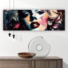 Lade das Bild in den Galerie-Viewer, Leinwandbild Marilyn Abstrakt No.2 Panorama
