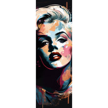 Lade das Bild in den Galerie-Viewer, Aluminiumbild Marilyn Abstrakt No.2 Panorama Hoch
