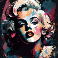 Lade das Bild in den Galerie-Viewer, Acrylglasbild Marilyn Abstrakt No.2 Quadrat
