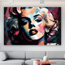 Lade das Bild in den Galerie-Viewer, Spannrahmenbild Marilyn Abstrakt No.2 Querformat
