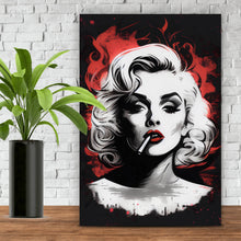 Lade das Bild in den Galerie-Viewer, Spannrahmenbild Marilyn Abstrakt No.3 Hochformat
