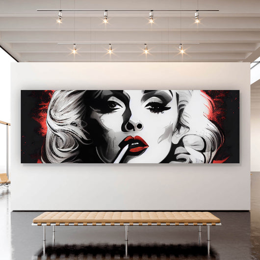 Acrylglasbild Marilyn Abstrakt No.3 Panorama