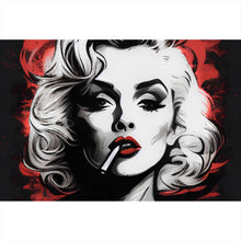 Lade das Bild in den Galerie-Viewer, Aluminiumbild Marilyn Abstrakt No.3 Querformat
