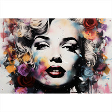 Lade das Bild in den Galerie-Viewer, Aluminiumbild Marilyn Abstrakt No.1 Querformat
