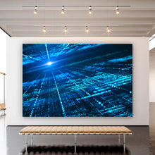 Lade das Bild in den Galerie-Viewer, Aluminiumbild gebürstet Matrix Querformat
