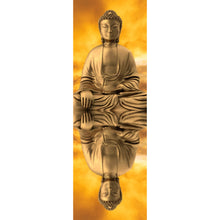 Lade das Bild in den Galerie-Viewer, Aluminiumbild Meditierender Buddha Panorama Hoch
