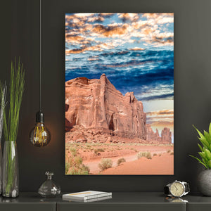 Acrylglasbild Monument Valley Hochformat