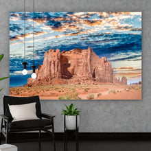 Lade das Bild in den Galerie-Viewer, Spannrahmenbild Monument Valley Querformat
