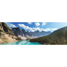 Lade das Bild in den Galerie-Viewer, Acrylglasbild Moraine Lake in Kanada Panorama
