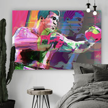 Lade das Bild in den Galerie-Viewer, Spannrahmenbild Muhammad Ali Pop Art Querformat
