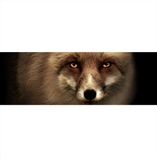 Lade das Bild in den Galerie-Viewer, Leinwandbild Mystischer Fuchs Digital Art Panorama
