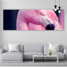 Lade das Bild in den Galerie-Viewer, Acrylglasbild Pinke Flamingos Panorama
