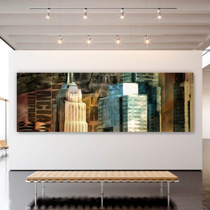 Acrylglasbild New York City Digital Panorama