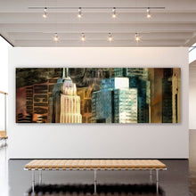 Lade das Bild in den Galerie-Viewer, Spannrahmenbild New York City Digital Panorama
