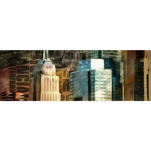 Lade das Bild in den Galerie-Viewer, Spannrahmenbild New York City Digital Panorama
