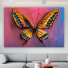 Lade das Bild in den Galerie-Viewer, Poster Gemälde eines Schmetterlings Querformat
