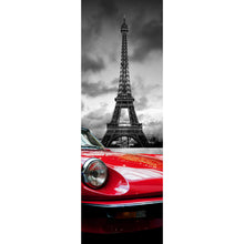 Lade das Bild in den Galerie-Viewer, Poster Oldtimer vor dem Eiffelturm Panorama Hoch
