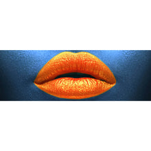 Lade das Bild in den Galerie-Viewer, Leinwandbild Orangene Lippen No.3 Panorama

