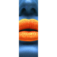 Lade das Bild in den Galerie-Viewer, Aluminiumbild Orangene Lippen No.3 Panorama Hoch
