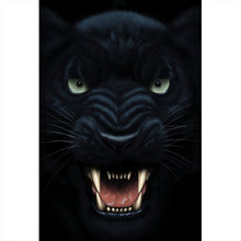 Lade das Bild in den Galerie-Viewer, Poster Panther in der Dunkelheit Hochformat
