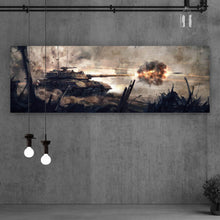 Lade das Bild in den Galerie-Viewer, Acrylglasbild Panzer Digital Art Panorama
