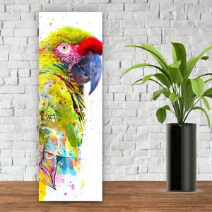 Acrylglasbild Papagei Digital Art Panorama Hoch