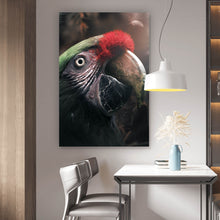 Lade das Bild in den Galerie-Viewer, Acrylglasbild Papagei im Dschungel Hochformat
